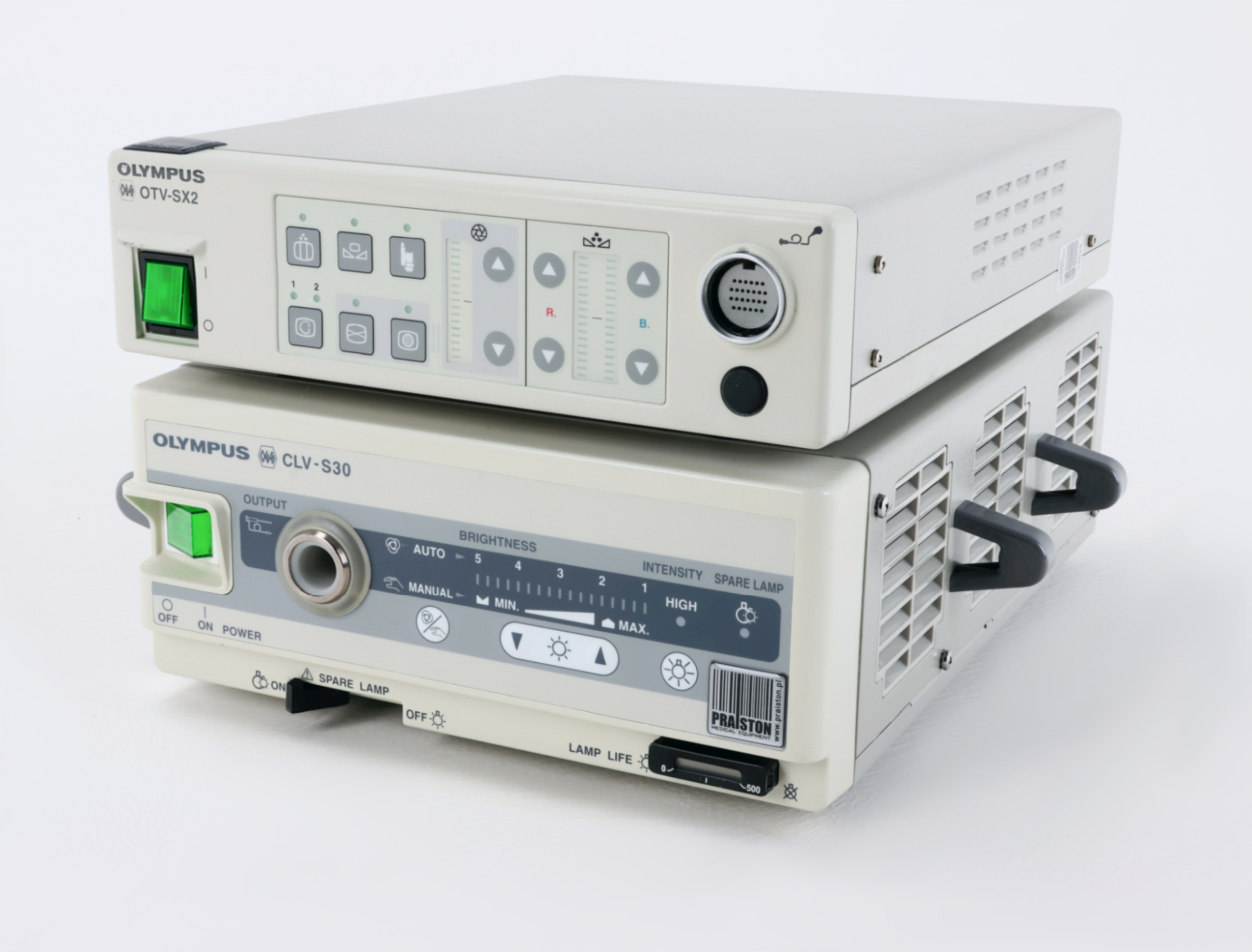 Procesory i źródła światła używane B/D Olympus OTV-SX2 / CLV-S30 - Praiston rekondycjonowany