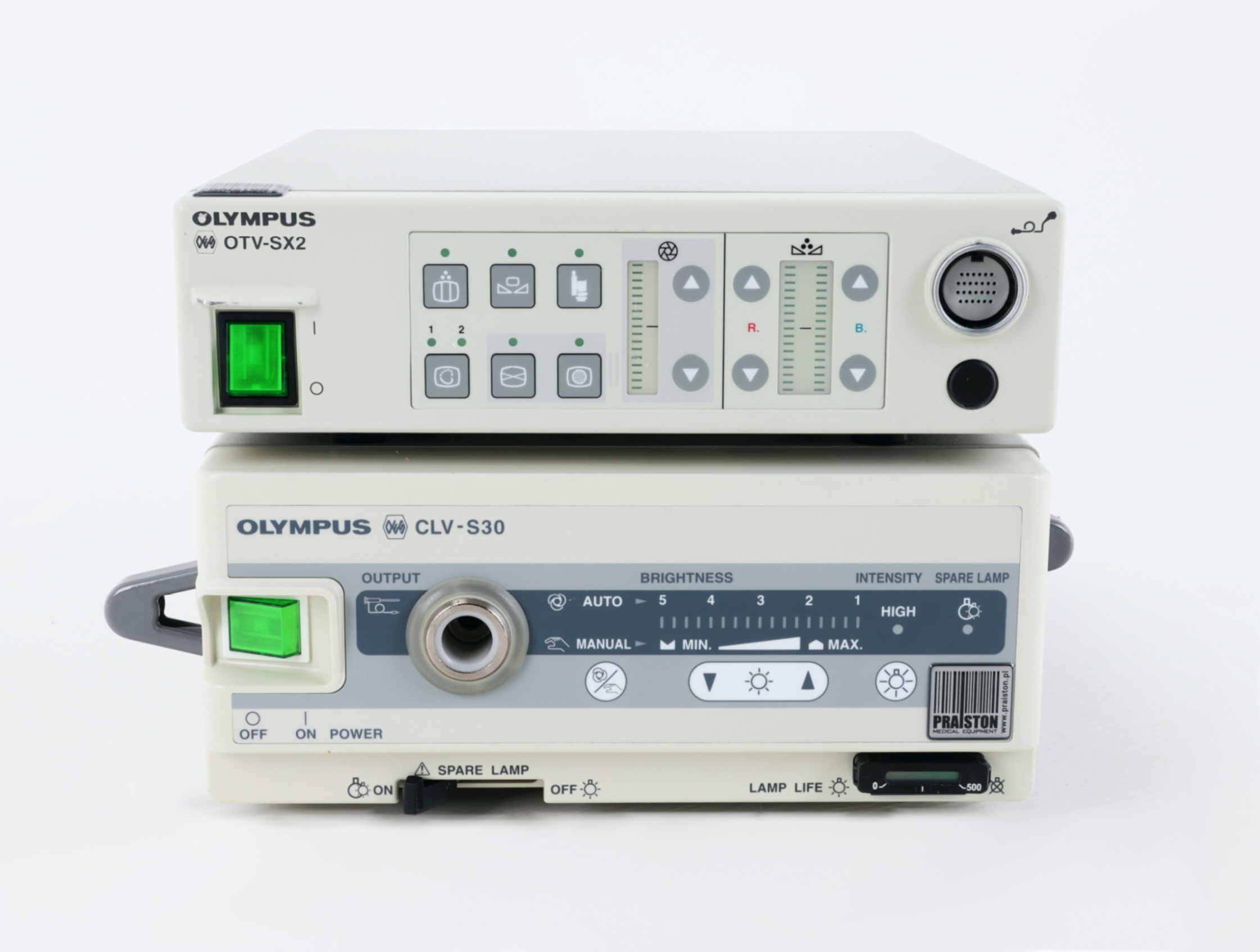 Procesory i źródła światła używane B/D Olympus OTV-SX2 / CLV-S30 - Praiston rekondycjonowany