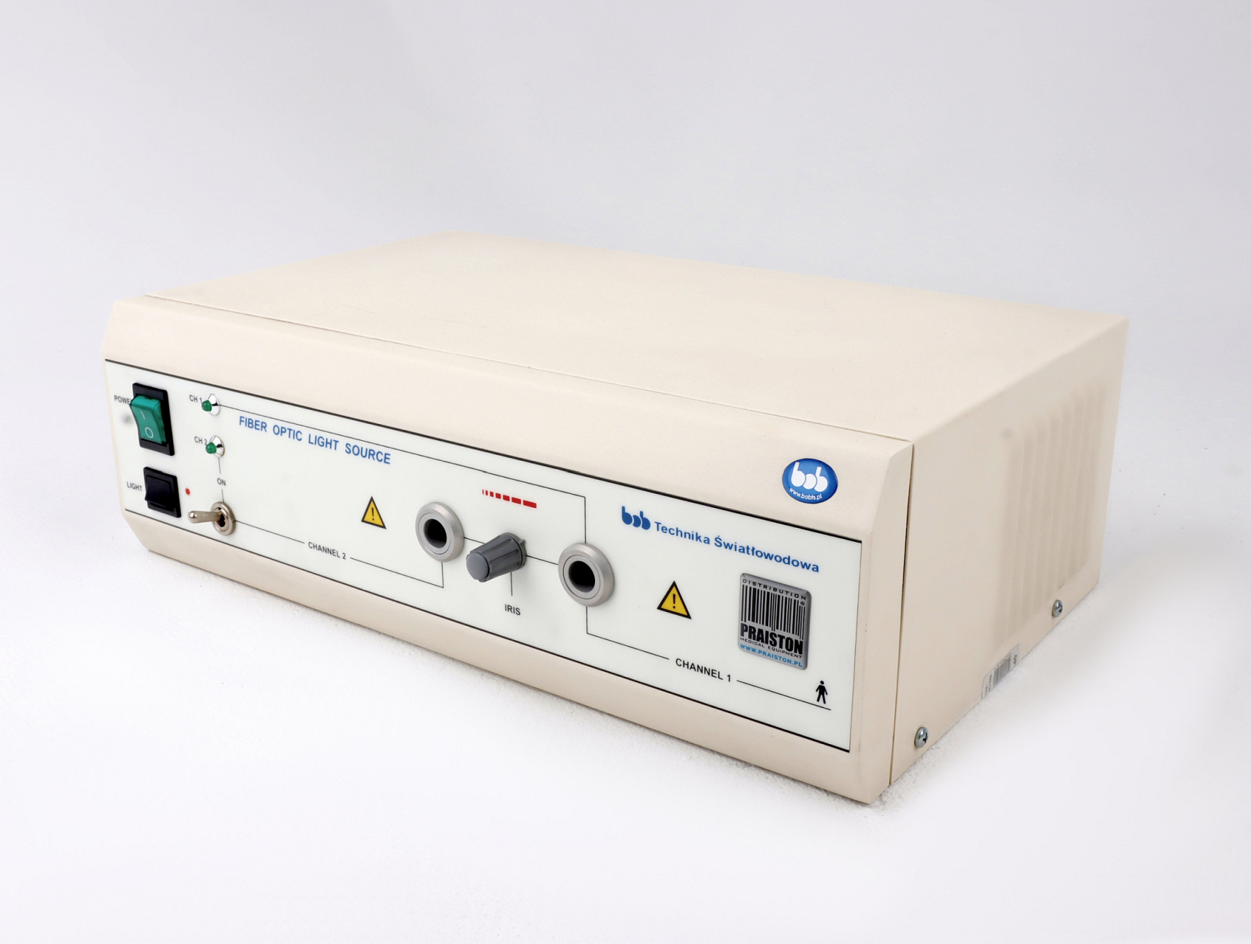 Procesory i źródła światła używane BOB - technika światłowodowa OM 250 x 2 - Praiston rekondycjonowany
