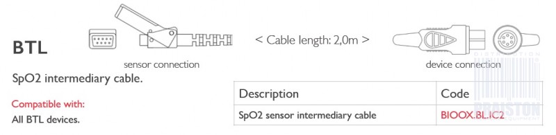 Przedłużacze do czujników SpO2 do kardiomonitorów Biogenesis Do BTL