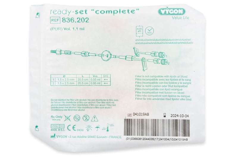 Przedłużacze iniekcyjne bezigłowe VYGON Ready Set Complete