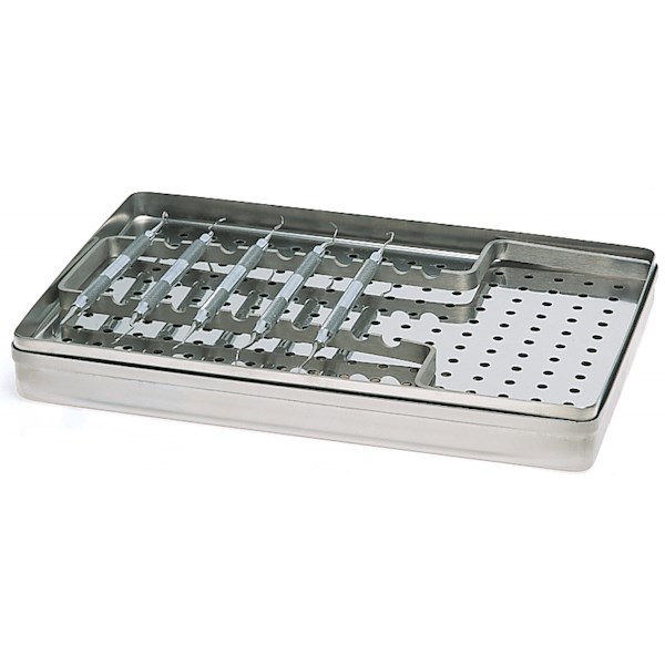 Przykrywki tac do kontenerów sterylizacyjnych Nichrominox Pokrywka stalowa perforowana