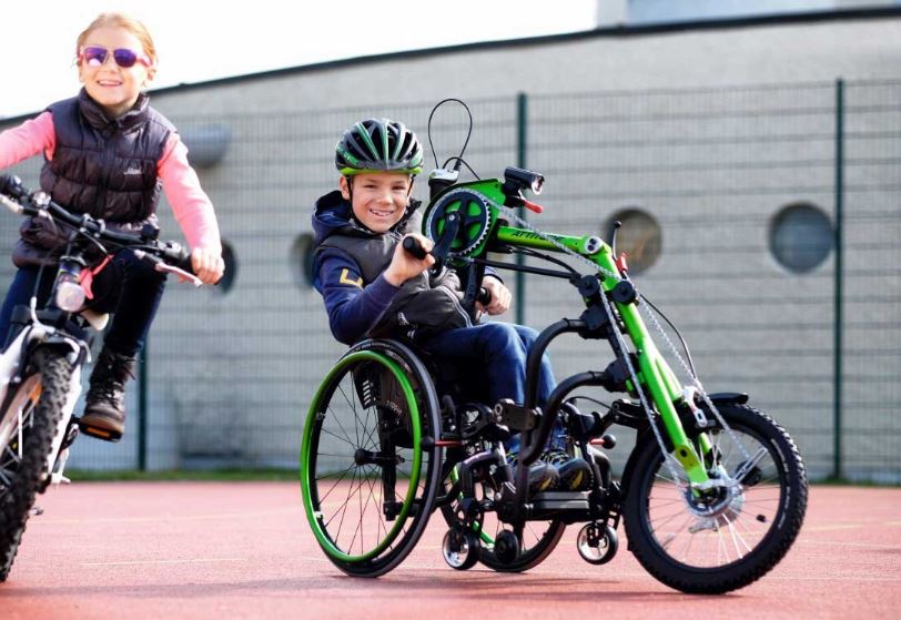 Przystawki rowerowe  do wózków inwalidzkich Sunrise Medical Attitude Junior
