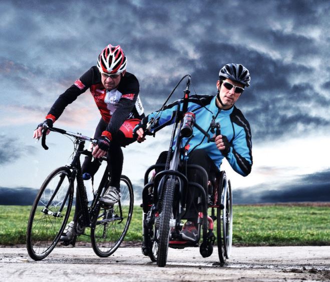 Przystawki rowerowe  do wózków inwalidzkich Sunrise Medical Attitude Manual