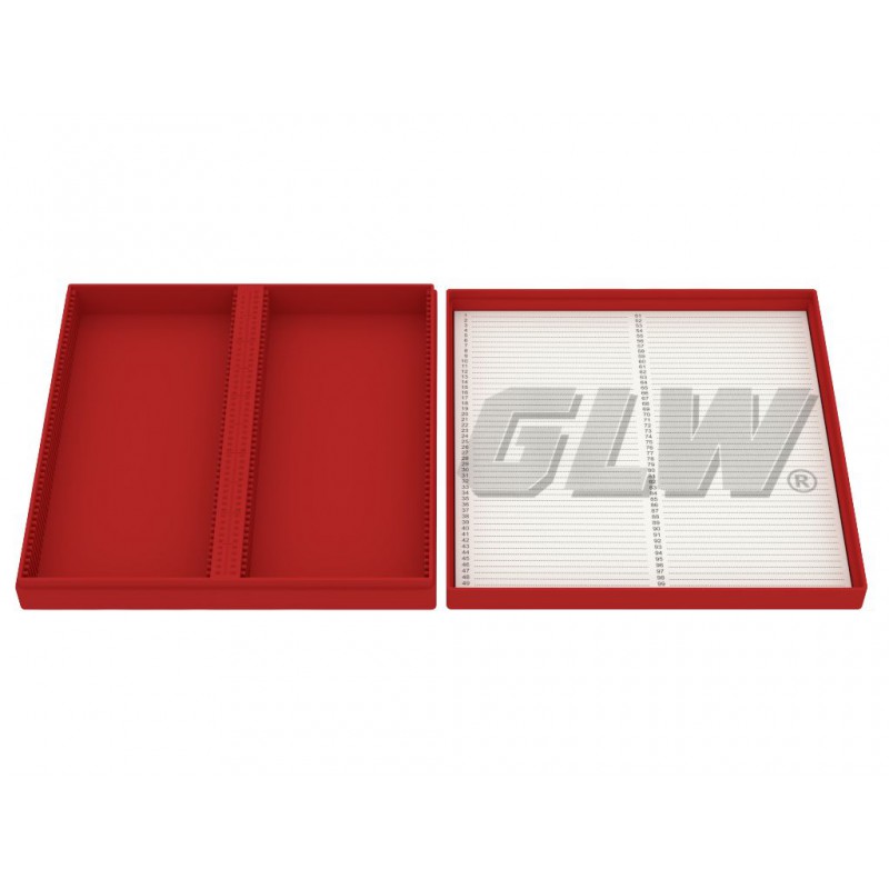 Pudełka na szkiełka mikroskopowe GLW K99