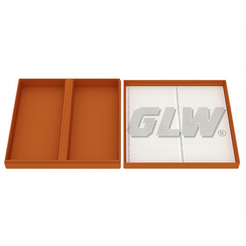 Pudełka na szkiełka mikroskopowe GLW K99