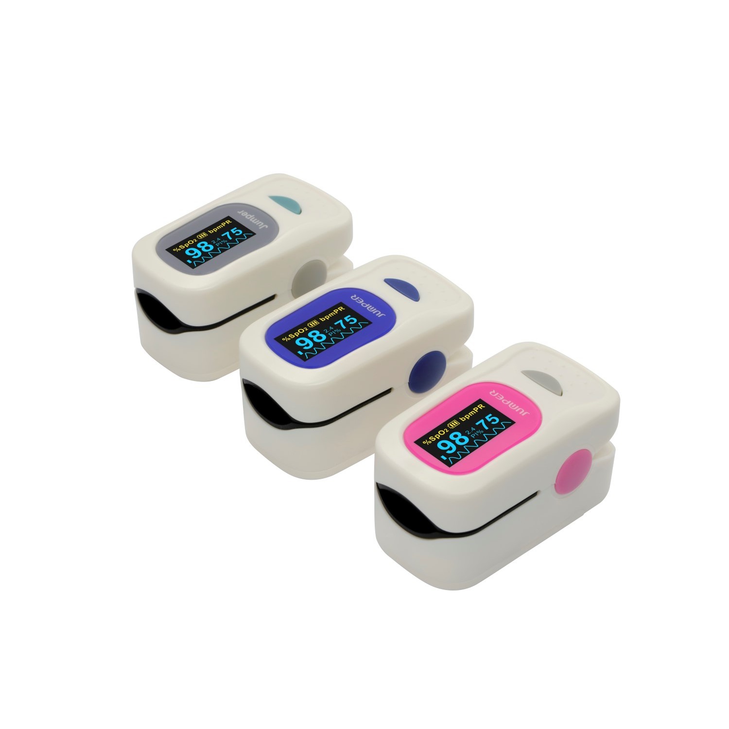 Pulsoksymetry napalcowe Jumper JPD-500A