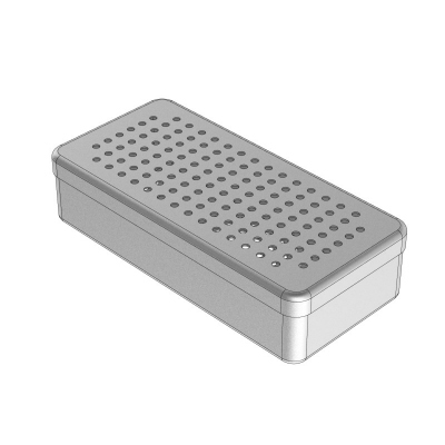 Puszki sterylizacyjne Nichrominox Pudełko aluminiowe perforowane