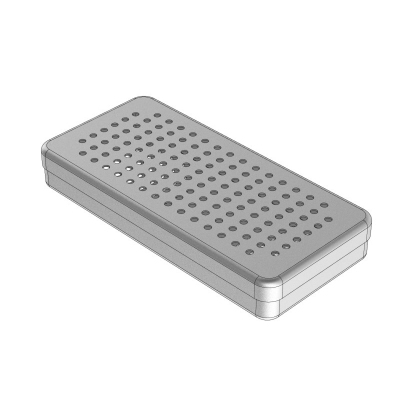 Puszki sterylizacyjne Nichrominox Pudełko aluminiowe perforowane