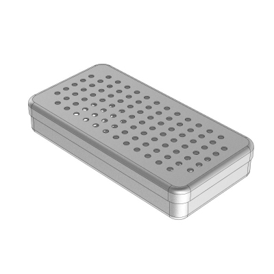 Puszki sterylizacyjne Nichrominox Pudełko aluminiowe perforowane