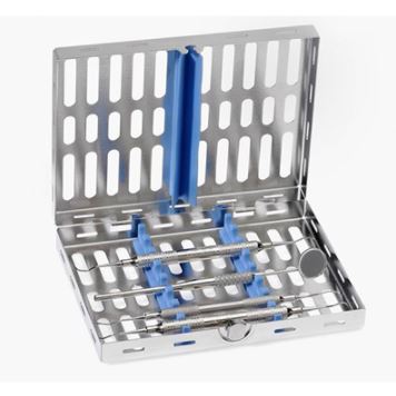 Puszki sterylizacyjne Nichrominox Stalowa kaseta na instrumenty