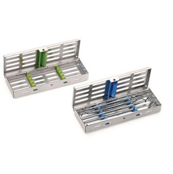 Puszki sterylizacyjne Nichrominox Stalowa kaseta na instrumenty