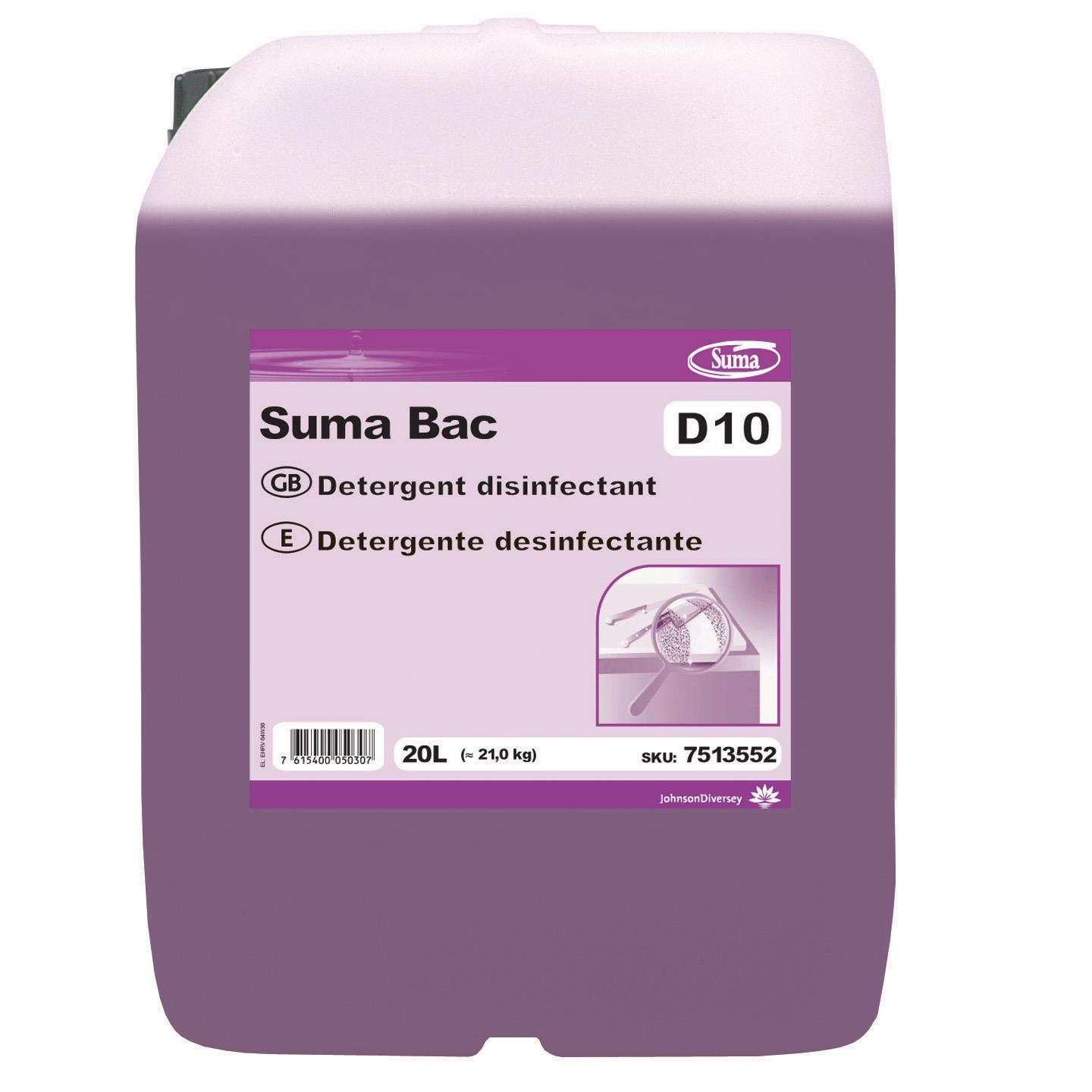 Ręczne mycie Diversey Suma Bac D10 (20 L)