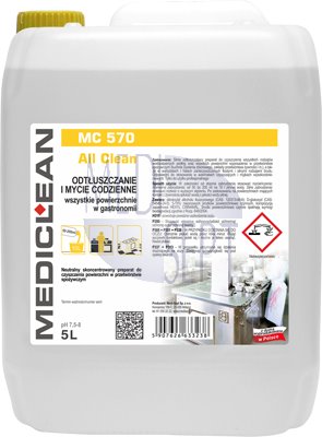 Ręczne mycie Mediclean MC 570 All Clean