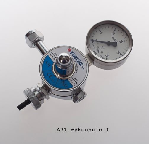 Reduktory tlenu, powietrza i innych gazów medycznych Farum A31