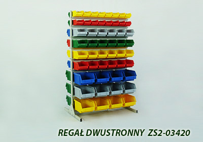 Regały do pojemników warsztatowych Artech regały