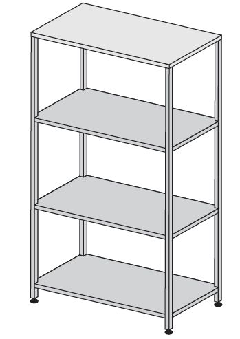 Regały medyczne TRIBO SK 7501/02