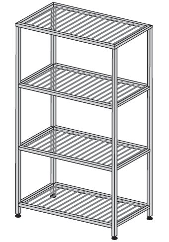 Regały medyczne TRIBO SK 7601/02