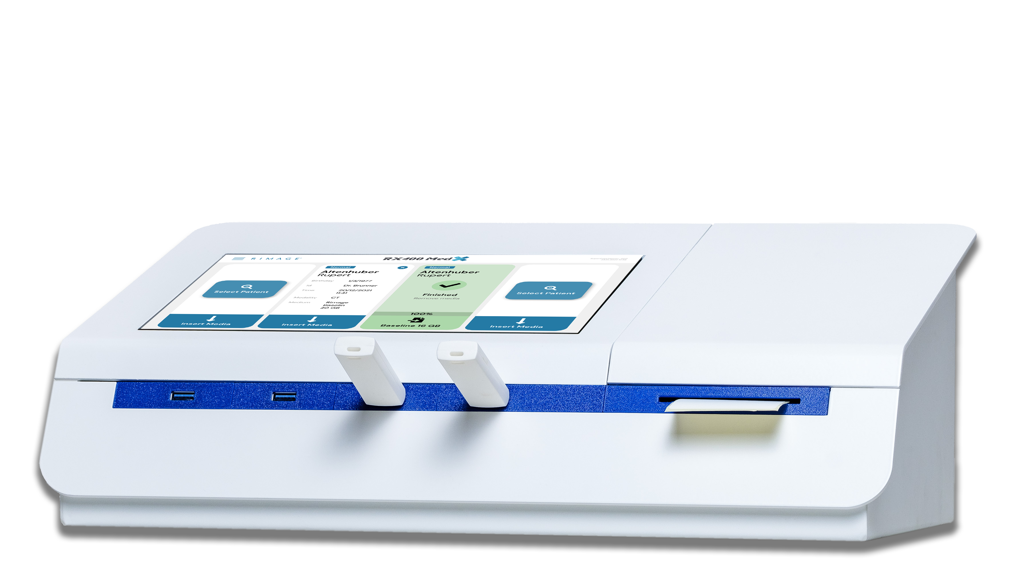 Rejestratory medyczne (badań medycznych) Rimage RX400 ClientX