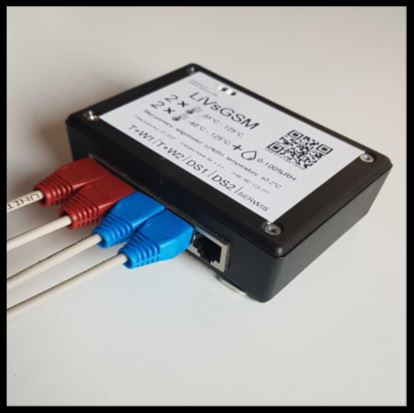 Rejestratory temperatury i wilgotności Livtron SIM LiVGSM