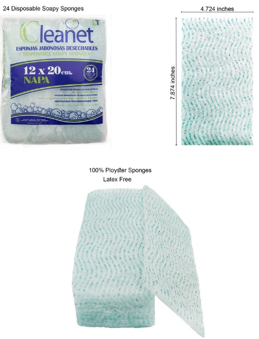 Rękawice i myjki do mycia ciała pacjenta LayerTex Cleanet