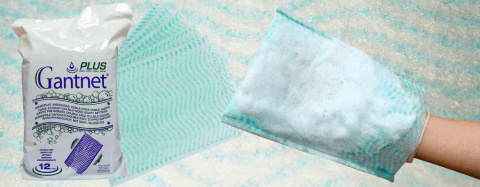 Rękawice i myjki do mycia ciała pacjenta ZARYS Gantnet Plus