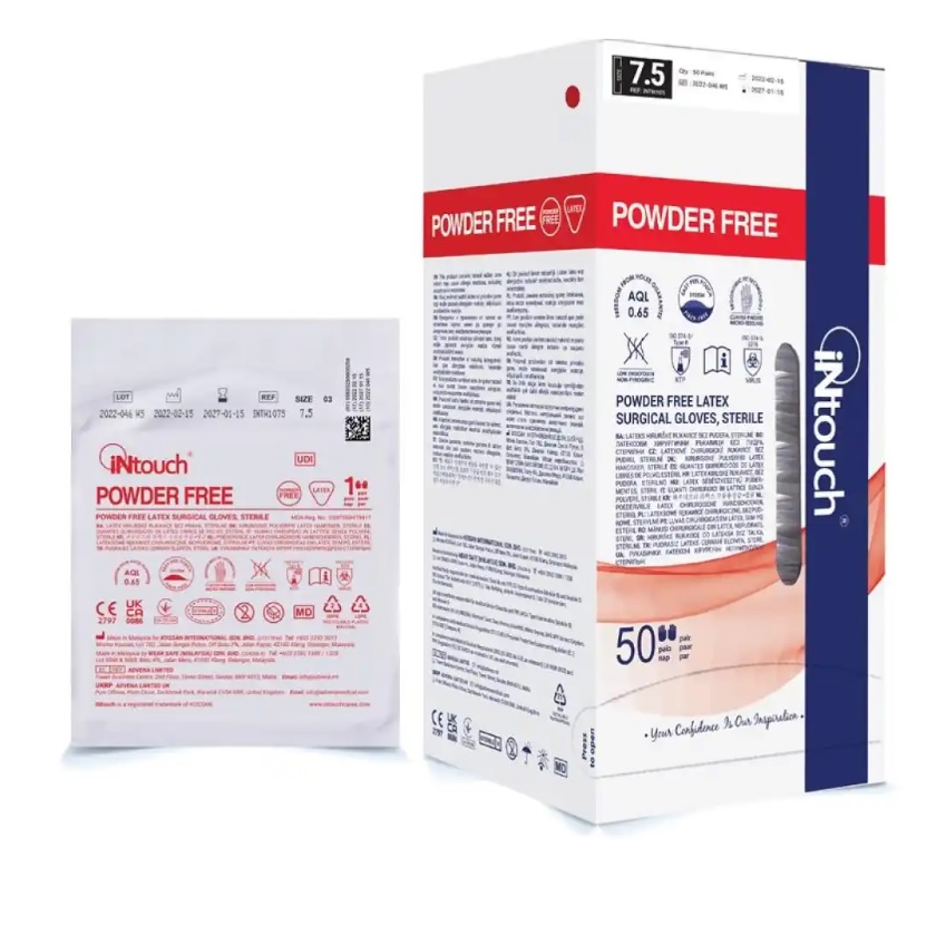 Rękawice medyczne Mercator Medical INTOUCH POWDER-FREE