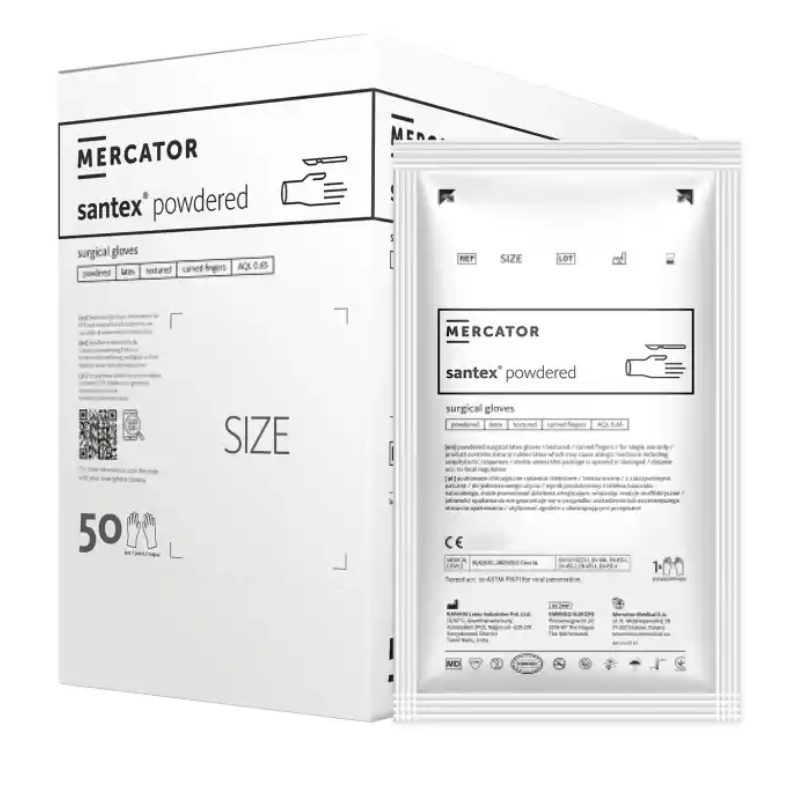 Rękawice medyczne Mercator Medical Santex sterile