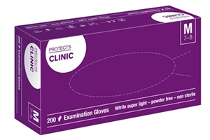 Rękawice medyczne Semperit/Sempermed PROTECTS CLINIC NITRILE SUPER LIGHT