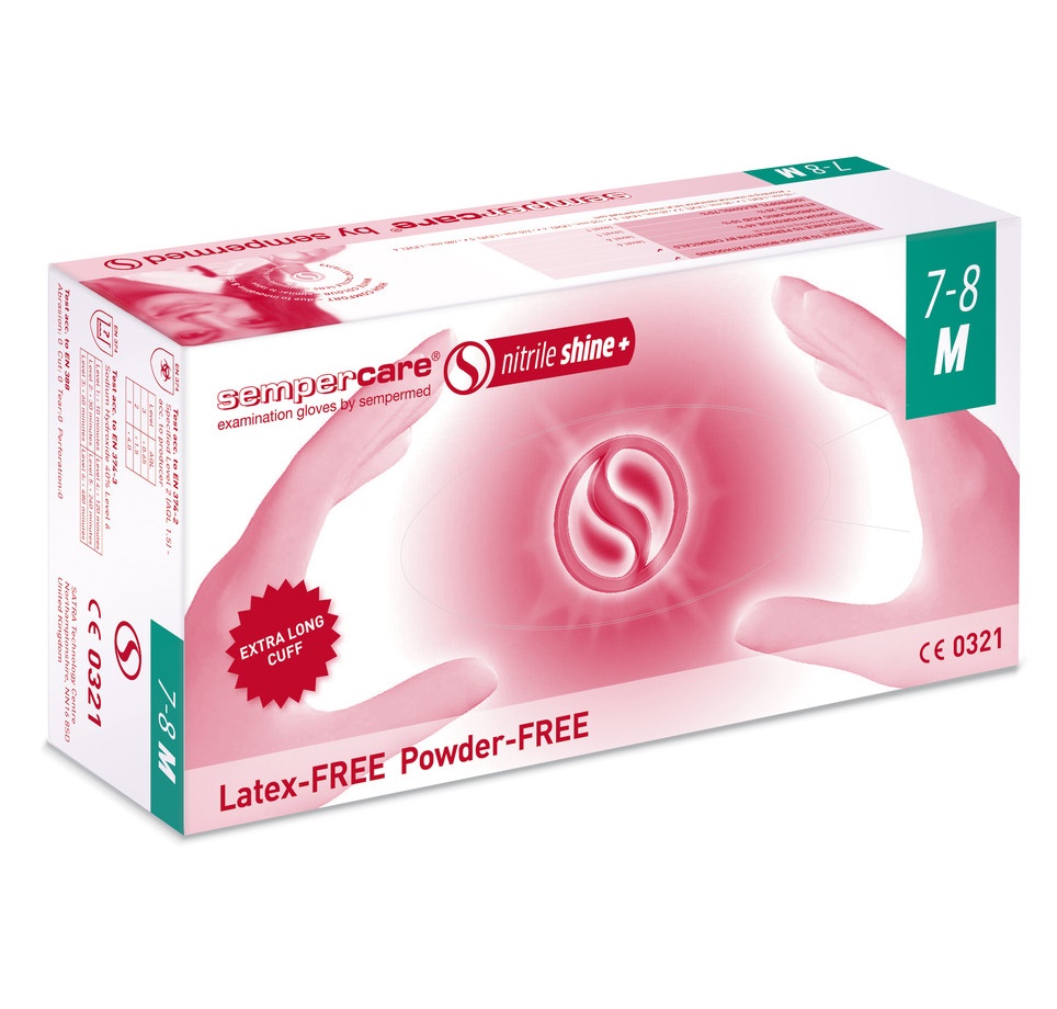 Rękawice medyczne Semperit/Sempermed Sempercare Shine +