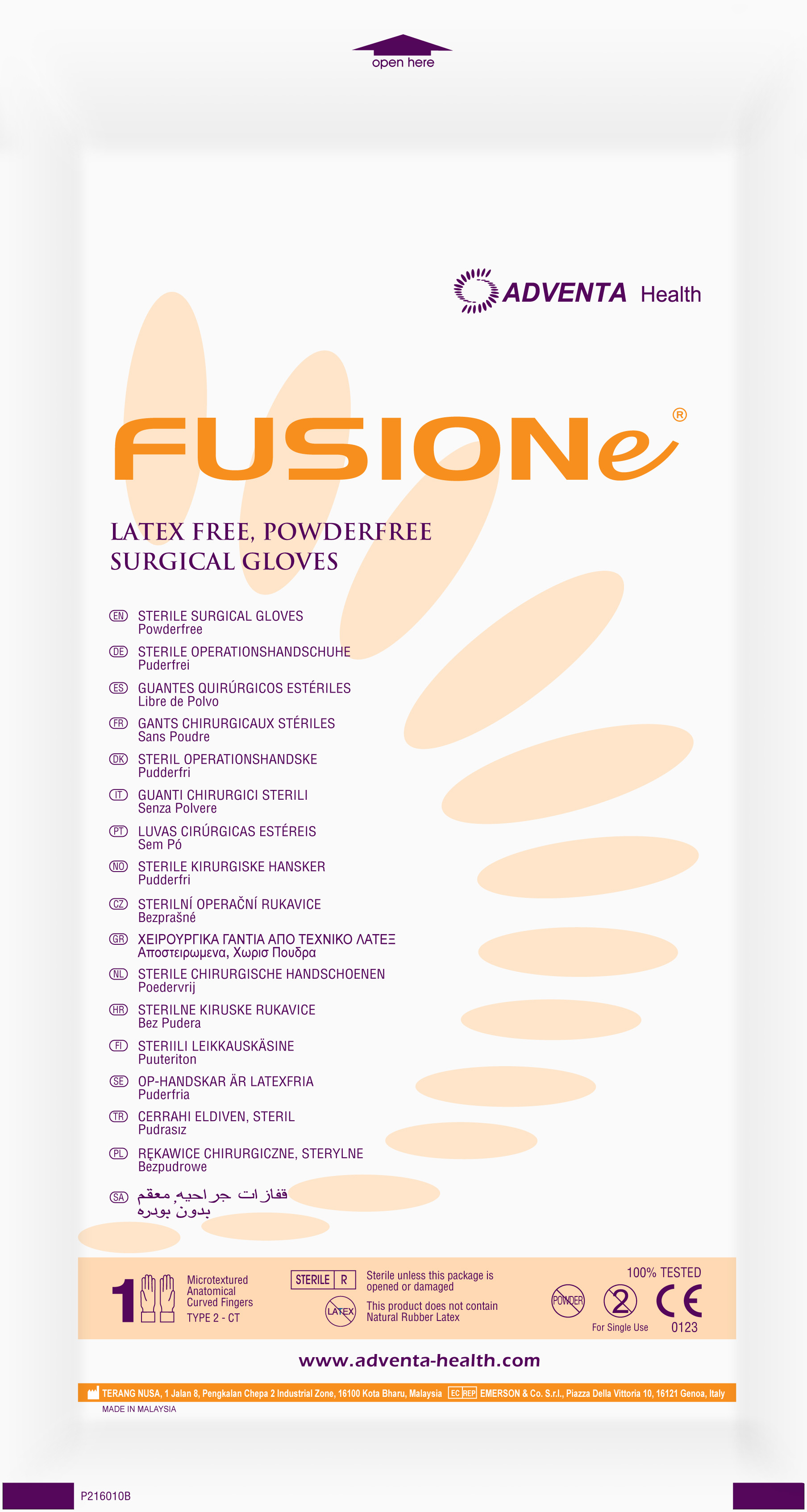 Rękawice medyczne Terang Nusa Fusione