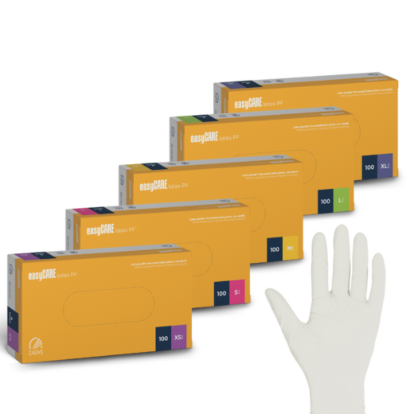 Rękawice medyczne ZARYS easyCARE latex PF