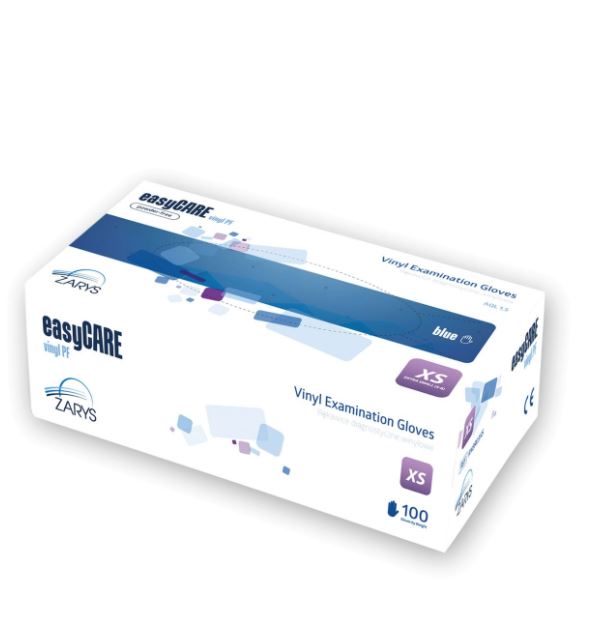 Rękawice medyczne ZARYS easyCARE vinylPF