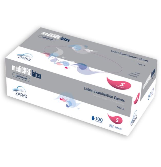Rękawice medyczne ZARYS mediCARE latex