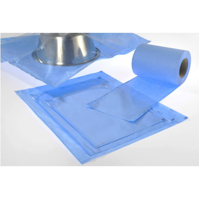 Rękawy włókninowo – foliowe płaskie steriCLIN Przezroczyste rękawy