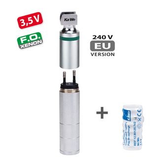 Rekojeści (uchwyty) do laryngoskopów KaWe F.O. 3.5V bateria akumulacyjna ładowana w gniazdku