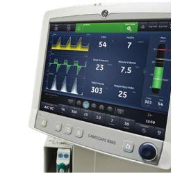 Respiratory dla noworodków/CPAP GE Healthcare CARESCAPE R860