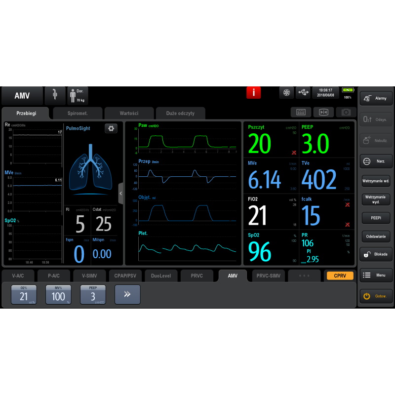 Respiratory dla noworodków/CPAP MINDRAY SV600