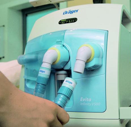 Respiratory stacjonarne dla dorosłych i dzieci Dräger Evita Infinity V500