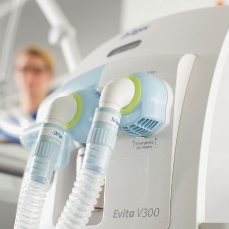 Respiratory stacjonarne dla dorosłych i dzieci Dräger Evita V300