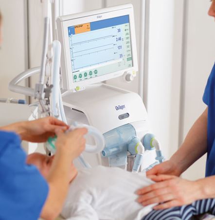 Respiratory stacjonarne dla dorosłych i dzieci Dräger Evita V300