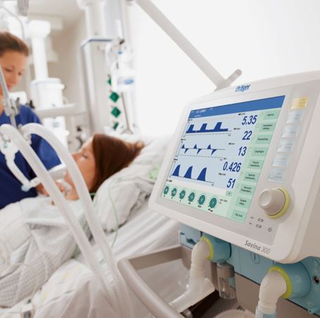 Respiratory stacjonarne dla dorosłych i dzieci Dräger Savina 300