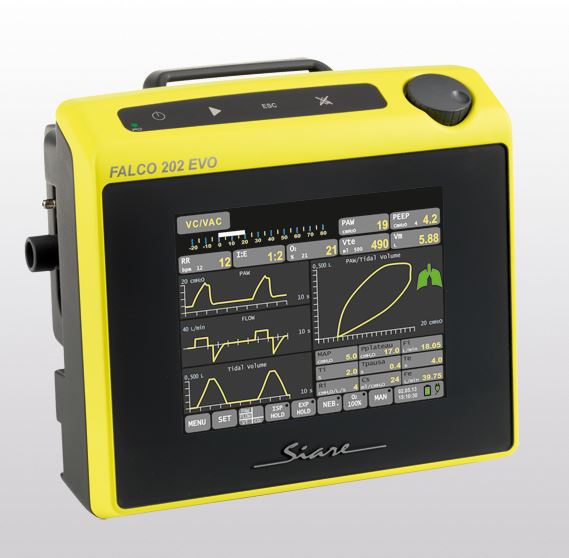 Respiratory transportowe Siare FALCO 202 EVO