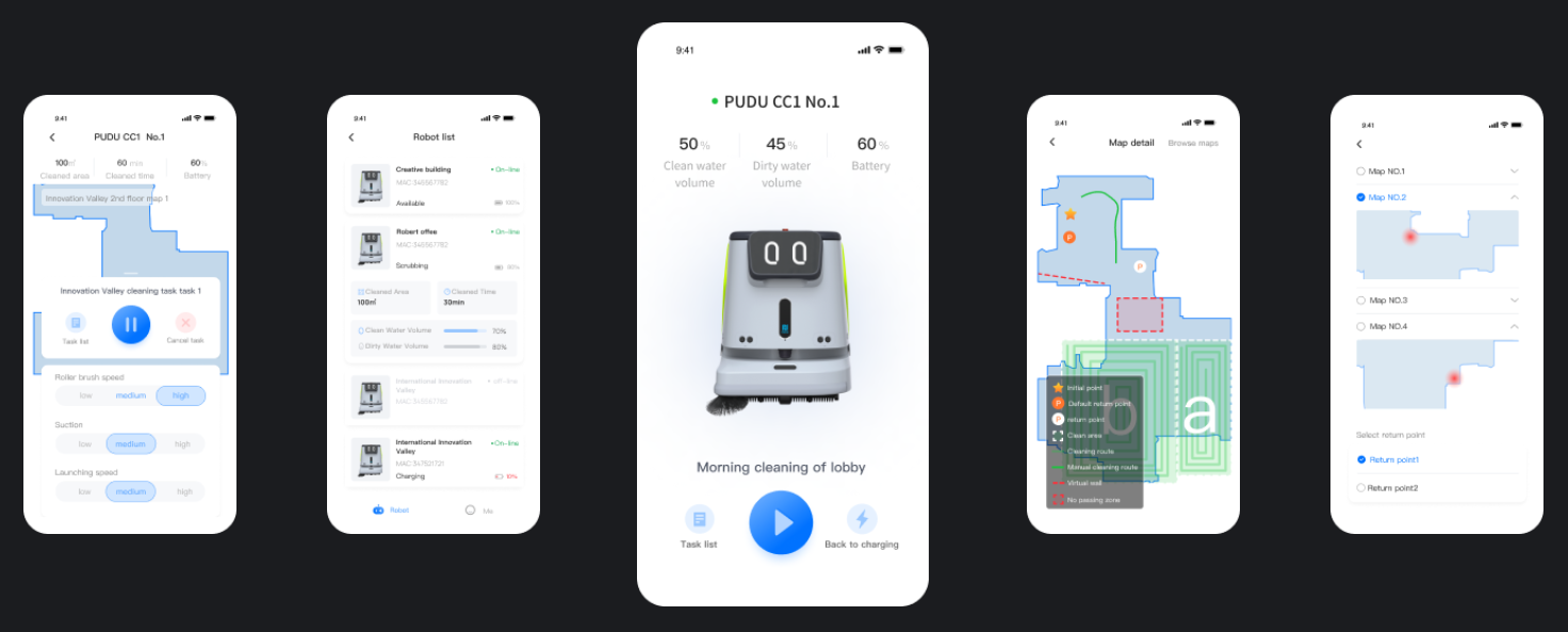 Roboty automatyczne, sprzątające (inteligentne) PUDU CC1