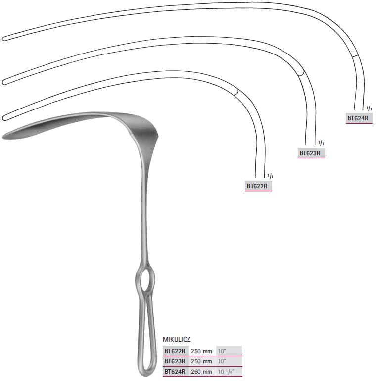 Rozwieracze / retraktory chirurgiczne B.Braun Rozwieracze brzuszne