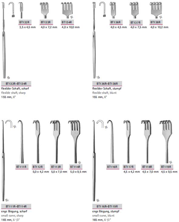Rozwieracze / retraktory chirurgiczne B.Braun Rozwieracze do ran i tchawicy