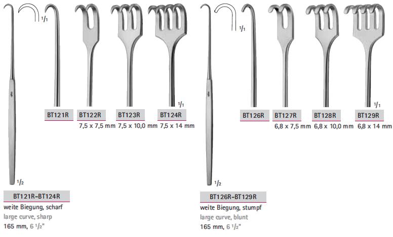 Rozwieracze / retraktory chirurgiczne B.Braun Rozwieracze do ran i tchawicy