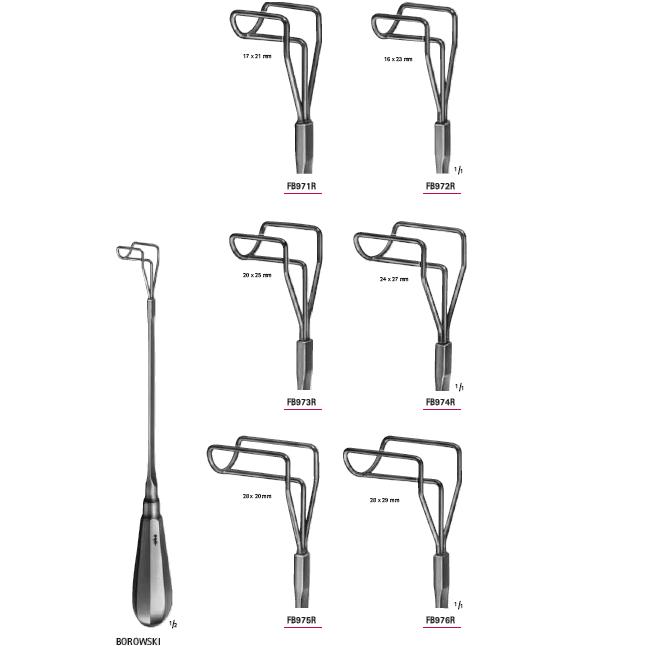 Rozwieracze / retraktory chirurgiczne B.Braun Rozwieracze klatki piersiowej