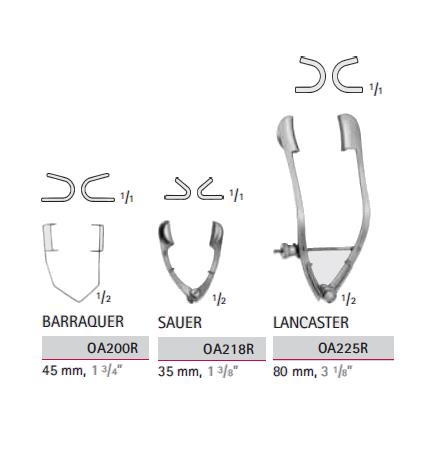 Rozwórki powiek B.Braun Rozwieracze do powiek