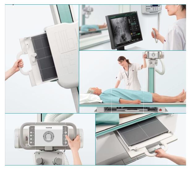 RTG kostno-płucne do radiografii FUJIFILM FDR Smart F